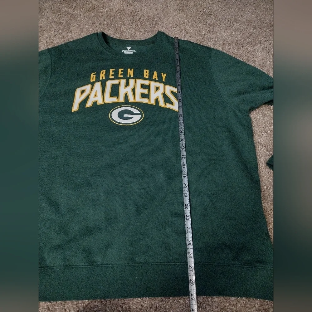 Fanatics Green Bay Packers Green Crewneck Sweater 2XL - Picture 9 of 9